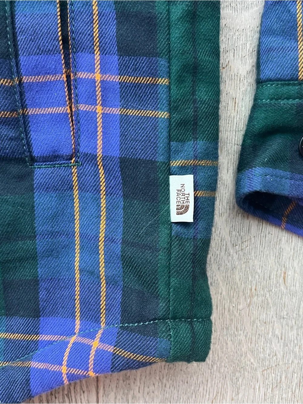 The North Face Men's Size S Fleece Lined Plaid Shacket Shirt Jacket